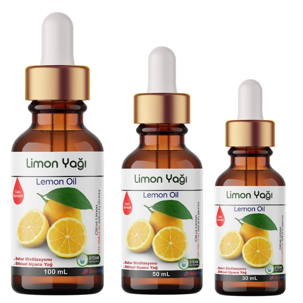 Limon Yağı (Limon Kabuğu Yağı) - 100 mL (Bitkisel Sabit Yağ,Buhardanlık Esansı,Oda Kokusu) - Resim 3