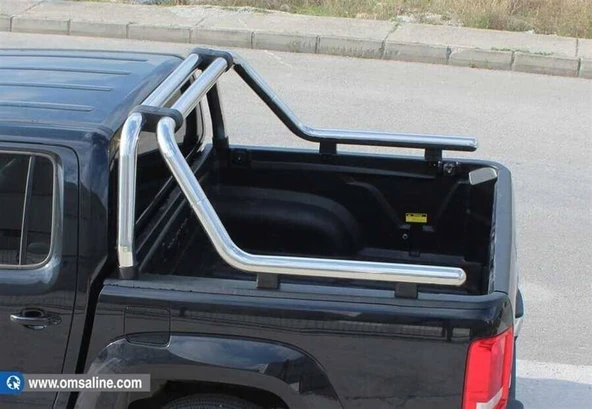 OMSA Mazda BT-50 Kobra Roll Bar Çap:76 Krom 2006-2011 Arası - Resim 2