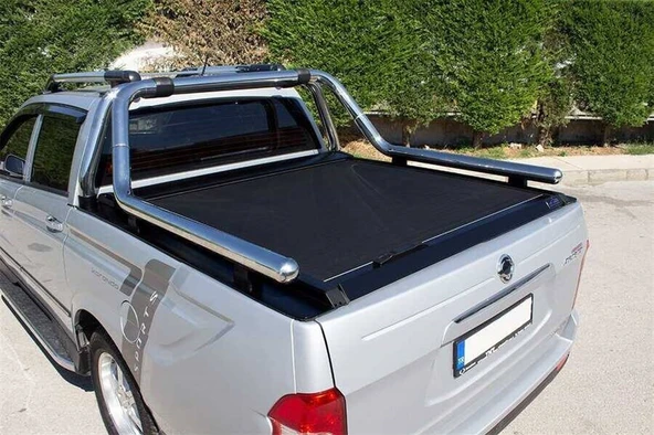 OMSA Ssangyong Korando Sports Kobra Roll Bar Çap:76 Krom 2011-2018 Arası ürün görseli 1