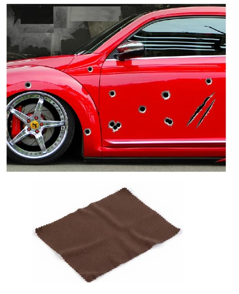 Araç Sticker Seti Yara Bere Oto Sticker Yara Şeklinde 3D - Resim 4