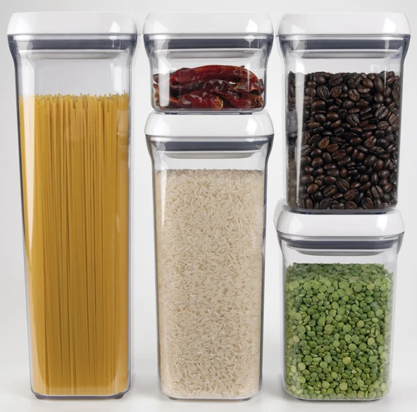 Vakumlu Kare Saklama Kabı - 0,50 Litre - Resim 2