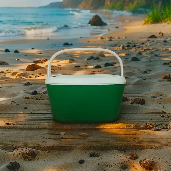 Buzluk Termos  Set-10 Lt Buzzy Buzluk Termos (1180 Cooler Box)+ 7 Lt İzolasyonlu Çanta - Resim 10