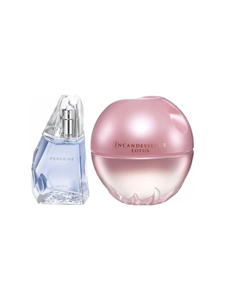 Avon Perceive 50 ml Kadın Edp+Avon Incandessence Lotus 50 ml Kadın Edp ürün görseli