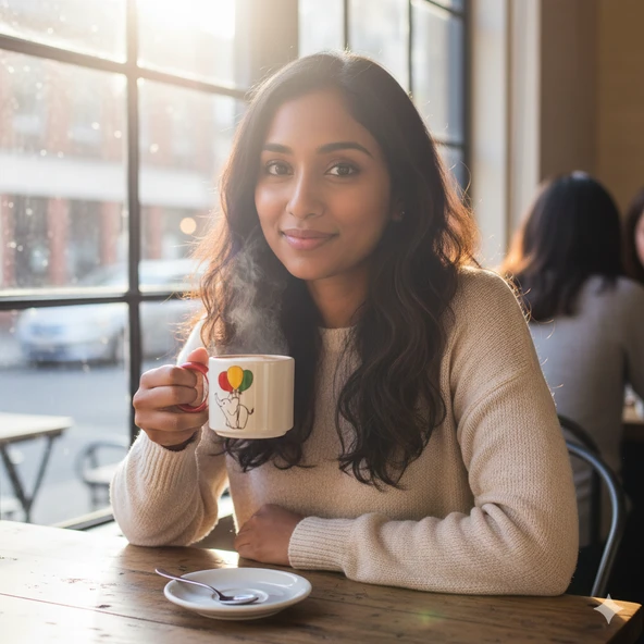 Uçan Filin Balonları Kupa ürün görseli 1