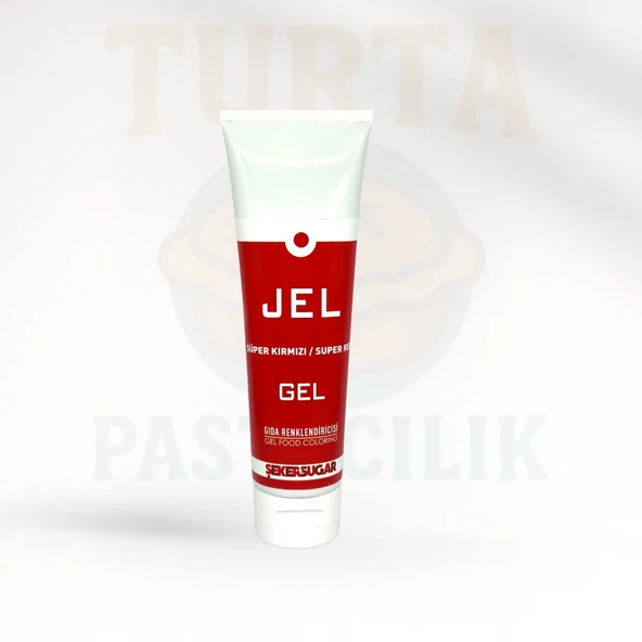 SEKER SUGAR JEL BOYA 100 ML KIRMIZI ürün görseli