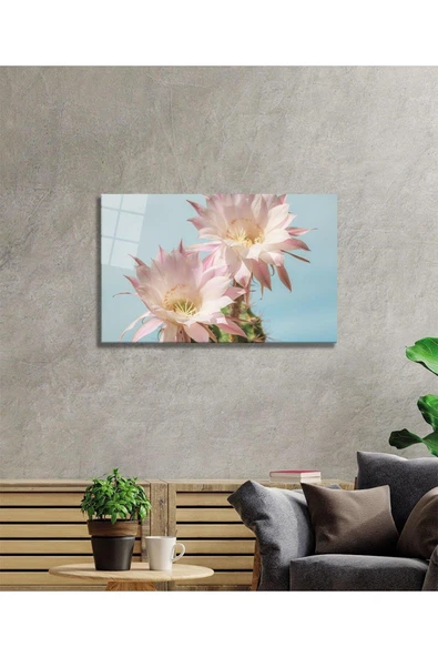 Çiçek Cam Tablo - Resim 2