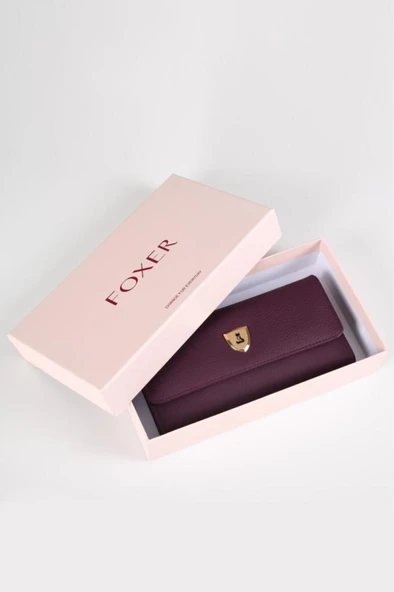 Alya Hakiki Deri Gold Detaylı Kadın Kartlık ve Cüzdan - Resim 5