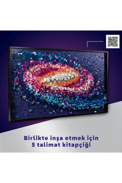 ® Art Samanyolu Galaksisi 31212 - Yetişkinler için Koleksiyonluk Tablo Modeli Yapım Seti (3091P) - Resim 8