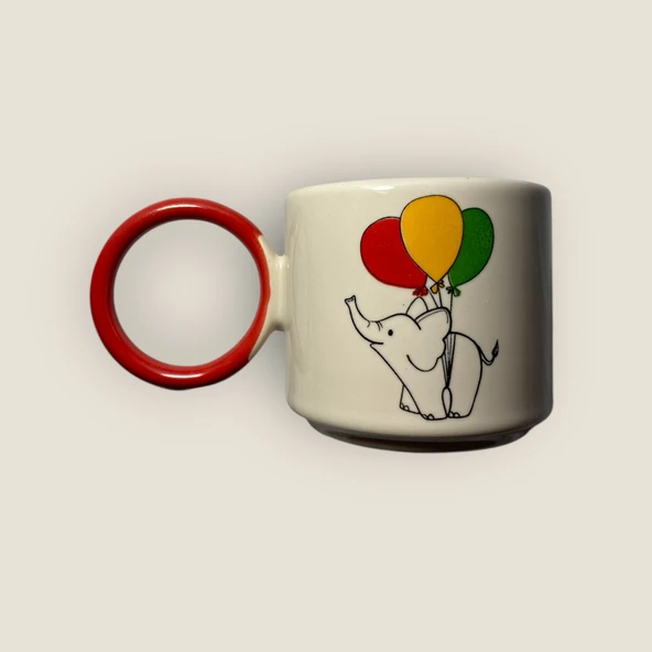 Uçan Filin Balonları Kupa - Resim 2