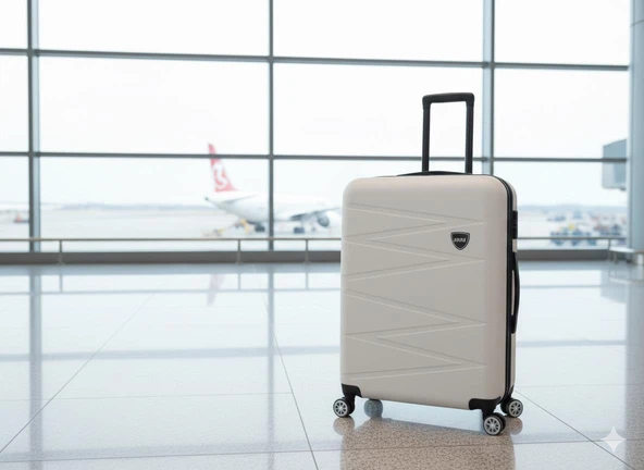 Yefa Valiz Yefa Dayanıklı Unisex 4 Tekerlekli 3'lü Set Plastik Valiz Seti - Resim 2