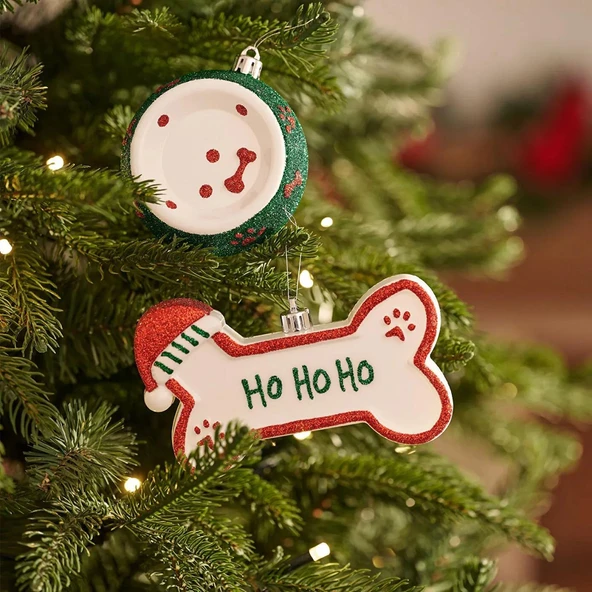 Asılabilir Yılbaşı Yeniyıl Ağacı Süsü Pati Christmas New Year Paw Ornaments ürün görseli