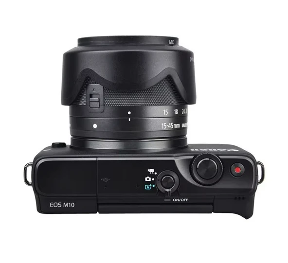 Ayex EW-53 Parasoley – Canon EF-M 15-45mm f/3.5-6.3 IS STM ile Uyumlu Lens Hood - Resim 7