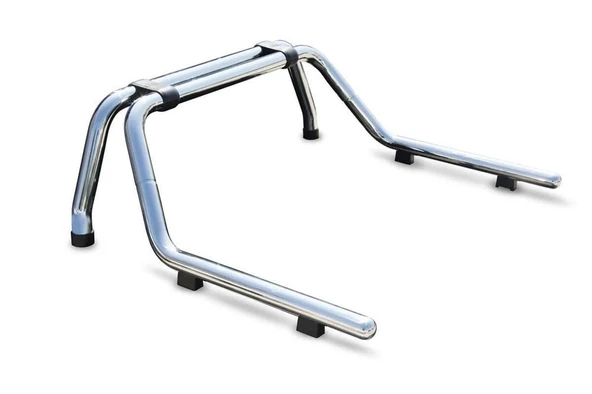 OMSA Mitsubishi L200 Kobra Roll Bar Çap:60 Krom 2007-2015 Arası ürün görseli 1