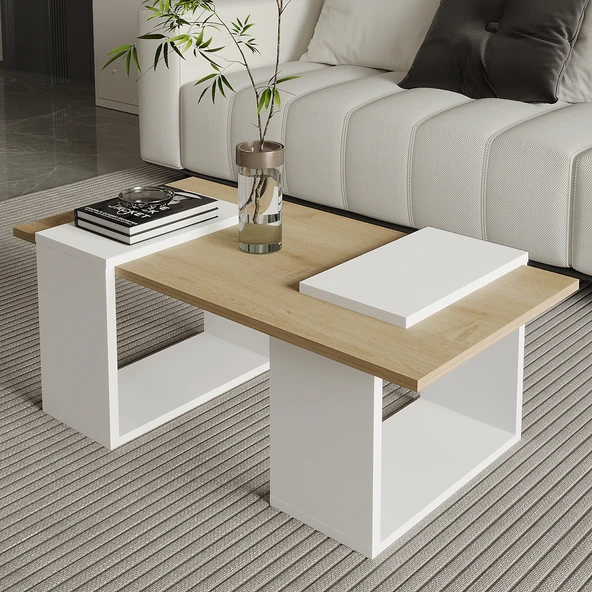 Matris Modern Orta Sehpa – Geometrik Tasarım ve Şık Detaylar ürün görseli