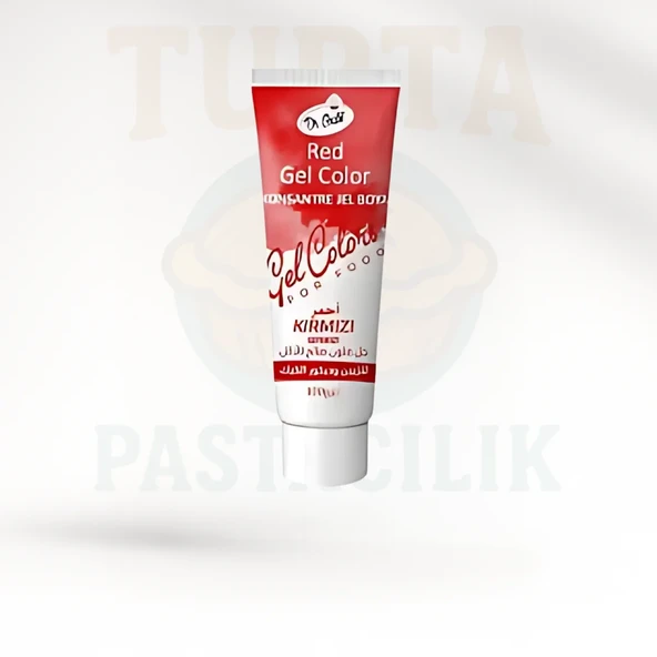 DR.GUSTO JEL BOYA 100 ML KIRMIZI ürün görseli