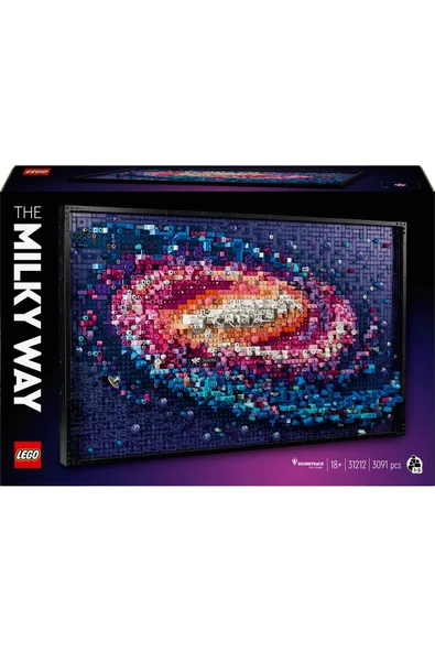 ® Art Samanyolu Galaksisi 31212 - Yetişkinler için Koleksiyonluk Tablo Modeli Yapım Seti (3091P) - Resim 3
