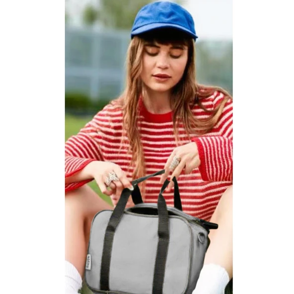 Buzluk Termos  Set-20 Lt Kumaş Buzluk Termos (1029 Cooler Box)+7 lt İzolasyonlu Çanta - Resim 2