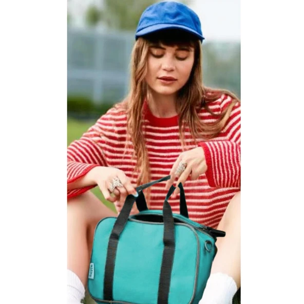 Buzluk Termos  Set-20 Lt Kumaş Buzluk Termos (1029 Cooler Box)+7 lt İzolasyonlu Çanta - Resim 2