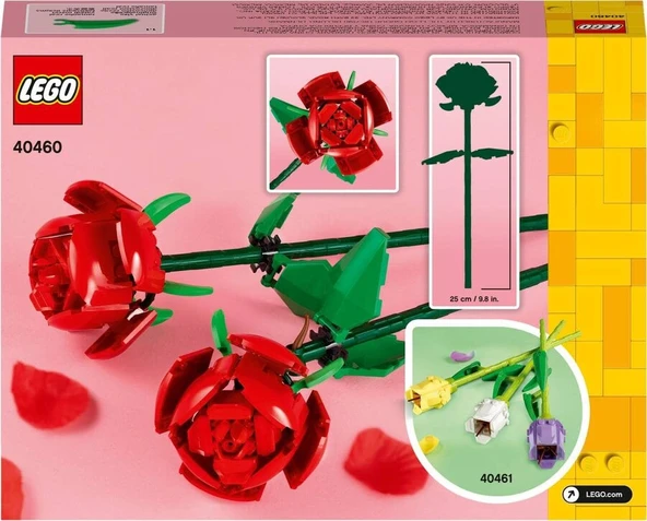 LEGO-40460 Botanicals Gül - Resim 4