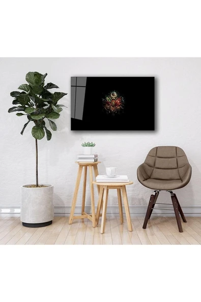 Tuğralı Cam Tablo 4mm Dayanıklı Temperli Cam - Resim 2