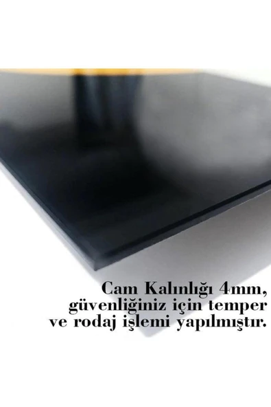 Kelime-i Tevhid Cam Tablo 4mm Dayanıklı Temperli Cam - Resim 3