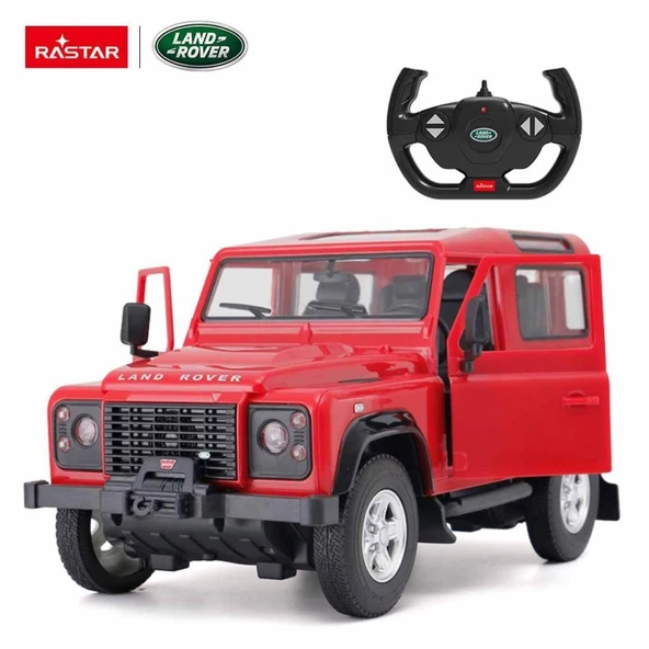 78400  1:14 Land Rover Defender Uzaktan Kumandalı Araba Kırmızı ürün görseli