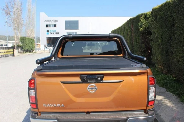 OMSA Nissan Navara Kobra Roll Bar Çap:60 Siyah 2016 ve Sonrası - Resim 2