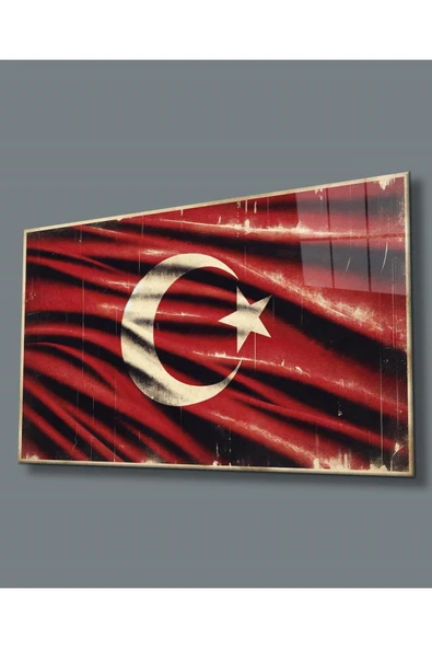 Milli Görkem Cam Tablo Hediyelik Büyük Tablo Ev Ofis Dekoru ürün görseli