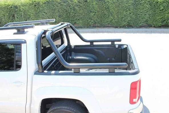 OMSA Mitsubishi L200 Kobra Roll Bar Çap:76 Siyah 2007-2015 Arası - Resim 2