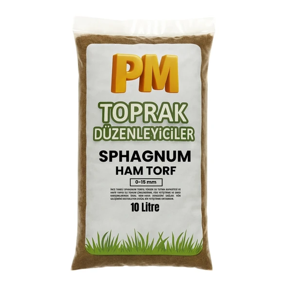 Sphagnum Ham Torf (0-5 mm) 10 Litre ürün görseli