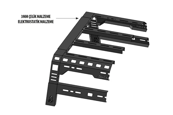 Isuzu D-Max Dakar Çadır Rollbarı Bed Rack 2012-2019 Arası - Resim 10