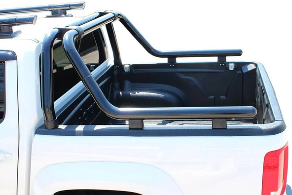 OMSA VW Amarok Kobra Roll Bar Çap:76 Siyah 2010-2021 Arası - Resim 3