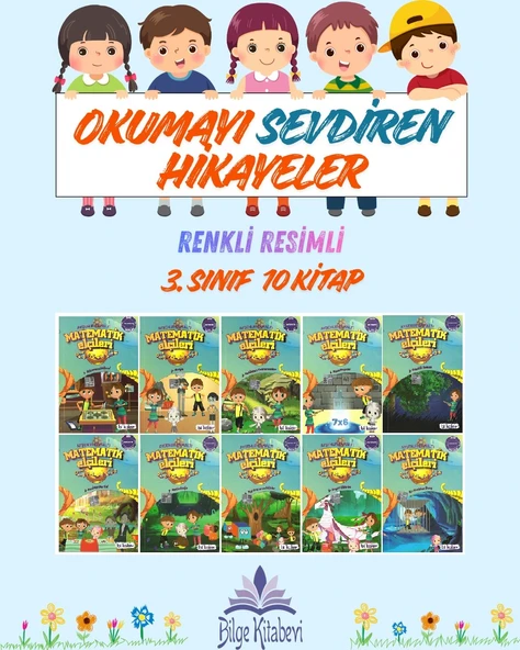 3.Sınıf Okumayı Sevdiren Renkli Resimli Hikayeler 18 - 10 Kitap ürün görseli 1