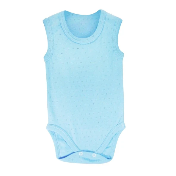 Sema Baby Jakarlı Askılı Badi (Body) - Mavi 12-18 Ay ürün görseli