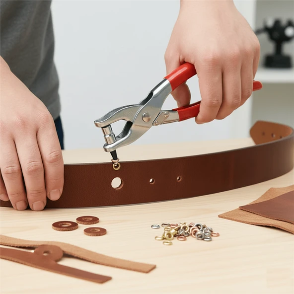 Kemer Delme Perçin Atma Pensesi 2 li Seti - Resim 3