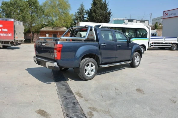 OMSA Isuzu D-Max Kobra Roll Bar Çap:60 Krom 2012-2020 Arası - Resim 3