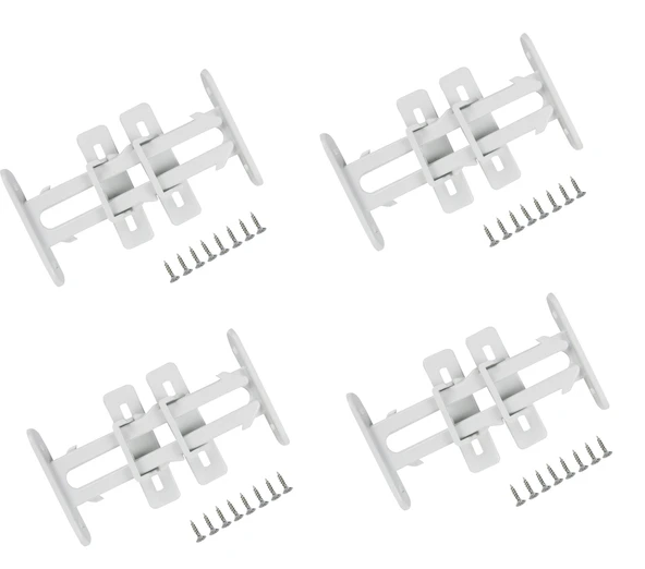 4 Adet Bebek Çocuk Koruma Kilidi - Dolap Çekmece Kilidi Sürgülü Kilit ürün görseli 1