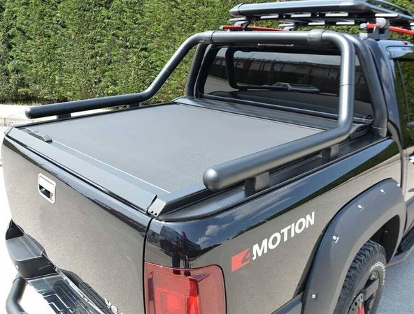 OMSA VW Amarok Kobra Roll Bar Çap:76 Siyah 2010-2021 Arası - Resim 4