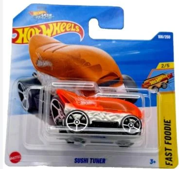 Hot Wheels Tekli Arabalar Sushi Tuner JBC01 (Fast Foodie) ürün görseli
