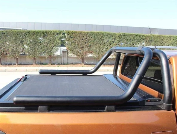 OMSA Nissan Navara Kobra Roll Bar Çap:76 Siyah 2006-2015 Arası - Resim 2