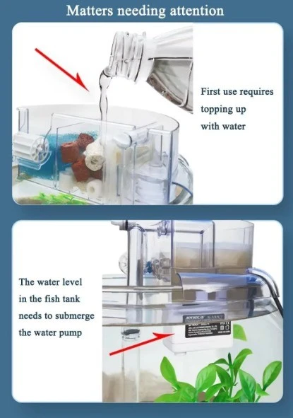 Jeneca YG-36 Fanus Akvaryum Seti 34,5x34,5x31 Cm - Resim 9