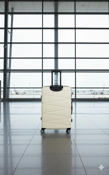 Yefa Valiz Yefa Dayanıklı Unisex 4 Tekerlekli 3'lü Set Plastik Valiz Seti - Resim 3