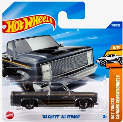 Hot Wheels Tekli Arabalar '83 Chevy Silverado JMT29 (Hot Trucks) ürün görseli