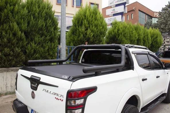 OMSA Mitsubishi L200 Kobra Roll Bar Çap:76 Siyah 2020 ve Sonrası - Resim 2