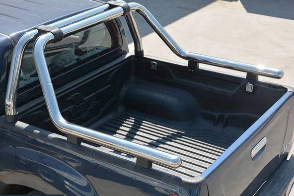 OMSA Isuzu D-Max Kobra Roll Bar Çap:76 Krom 2021 ve Sonrası - Resim 2
