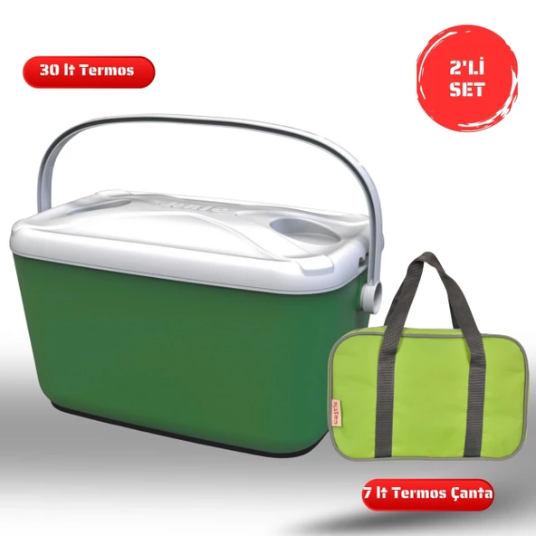Buzluk Termos  Set-30 Lt Buzzy Buzluk Termos (1178 Cooler Box)+7 lt İzolasyonlu Çanta ürün görseli