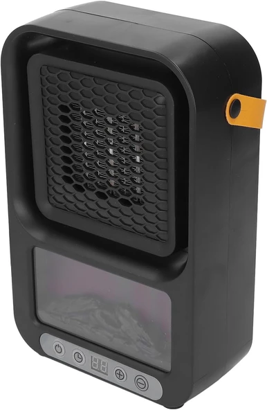 Generic Kapalı Kullanım Için Sessiz Masa Isıtıcı Enerji Tasarrufu Taşınabilir Elektrikli Isıtıcı Fan Uzaktan Kumanda (AB fiş 220v) - Resim 3