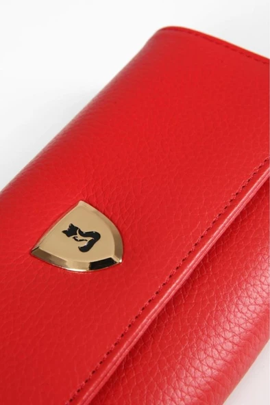 Alya Hakiki Deri Gold Detaylı Kadın Kartlık ve Cüzdan - Resim 4