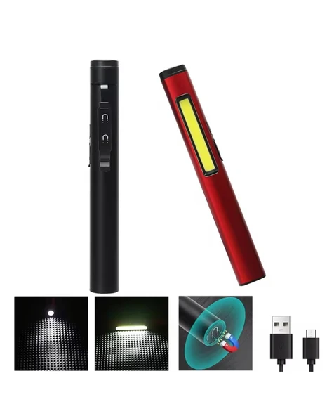 Profesyonel Şarjlı Mıknatıslı El Feneri Oto Feneri Çok Amaçlı Aydınlatma Çözümü - Resim 4