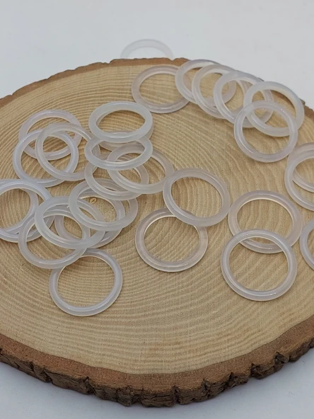 Akik Taşı İnce Boy Yüzük – Sisli Alacalı –  3mm Kalınlık  (59982) - Resim 2